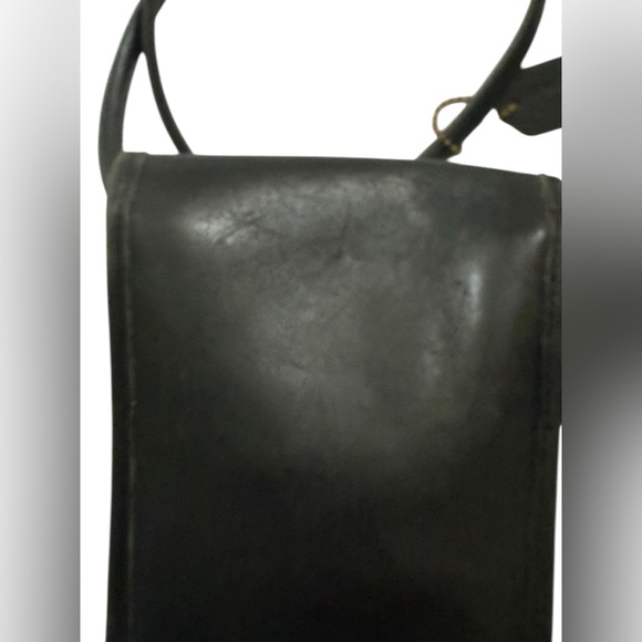 Coach Vintage 9956 Black Leather Small Flap Crossbody Bag - Picture 16 of 16